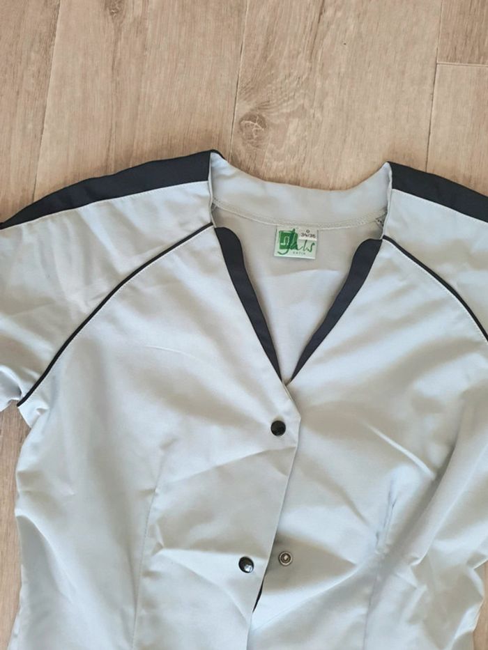 Tablier gris taille 34 36 - photo numéro 3