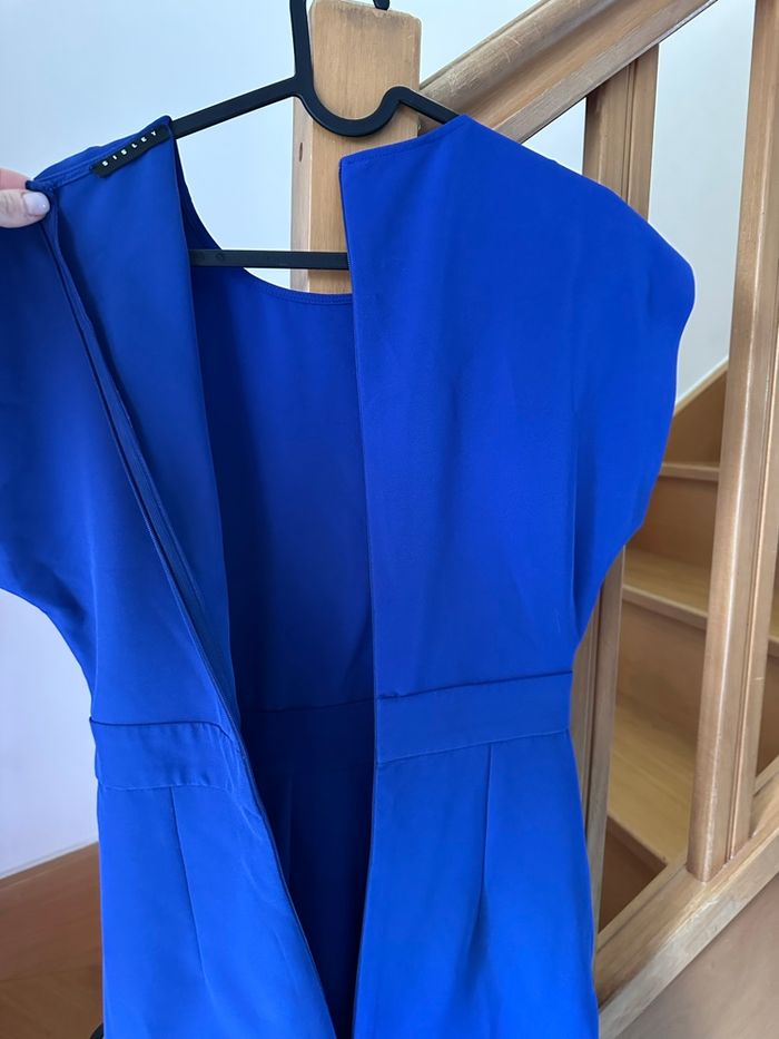 Robe Sisley bleu violette taille 40 neuve sans étiquette - photo numéro 4
