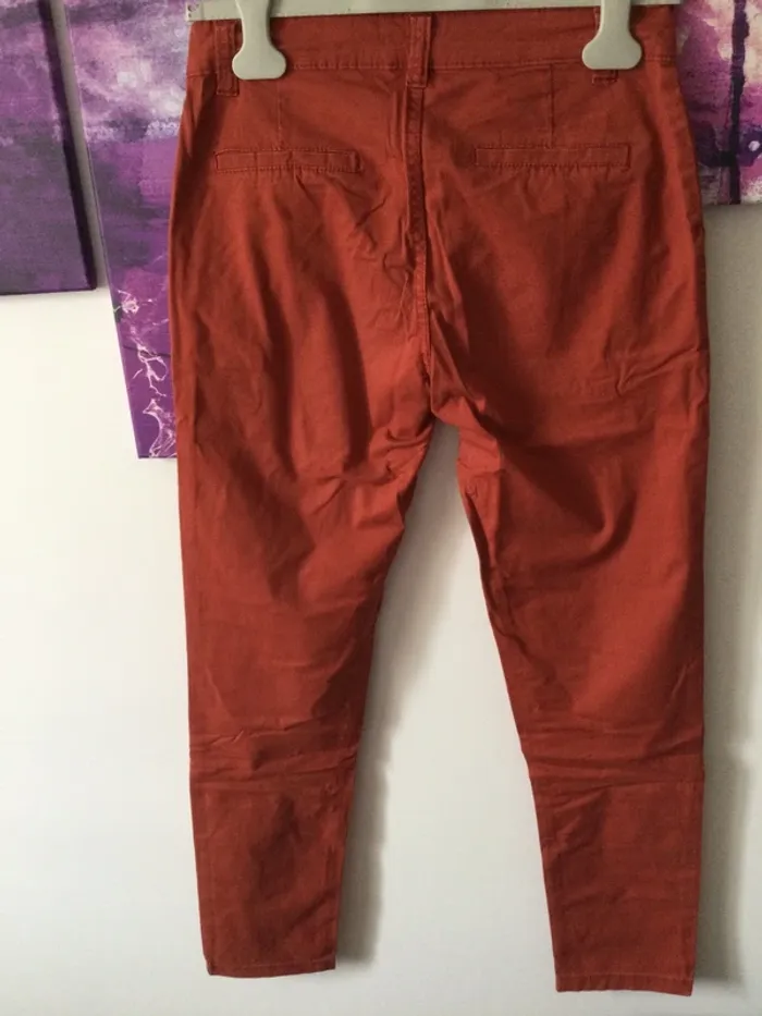 Pantalon couleur rouille T36 - photo numéro 2