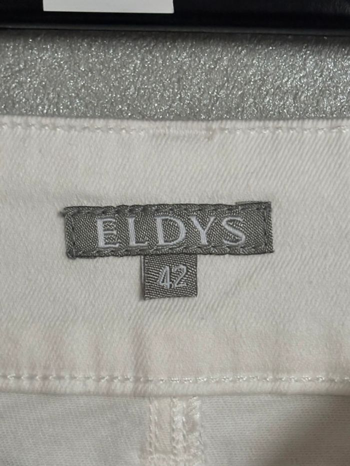 Jupe blanche ajourée fleurs Eldys - photo numéro 9