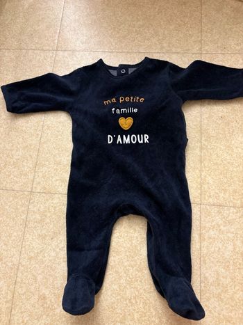 Pyjama bleu foncé 