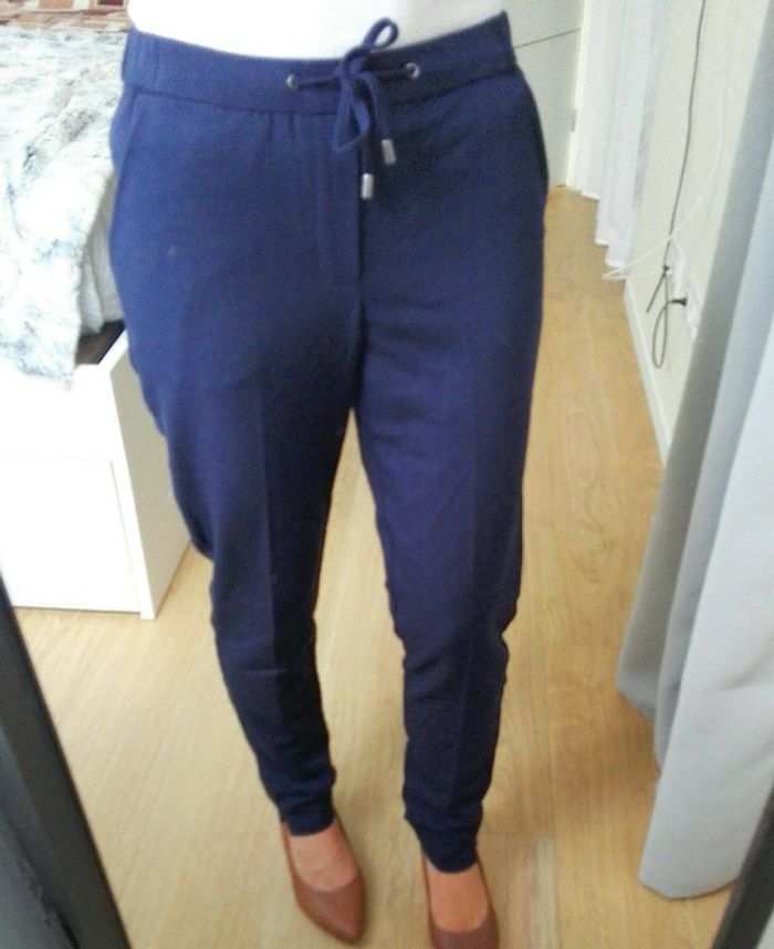 Pantalon slim bleu marine