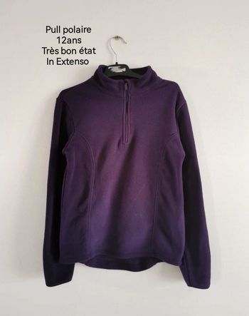 Pull polaire 12ans