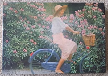 🧩 Puzzle 1500 pièces Fille à bicyclette et 1000 pièces Ballerine par David Hamilton