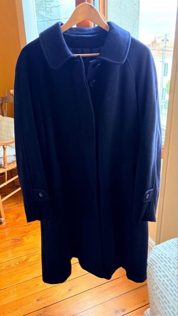 Manteau long en feutre/laine