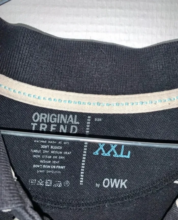 Polo noir homme taille 44 - photo numéro 3