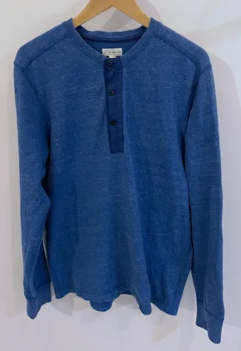 Buttoned crewneck pullover J.Crew Knit Mens L