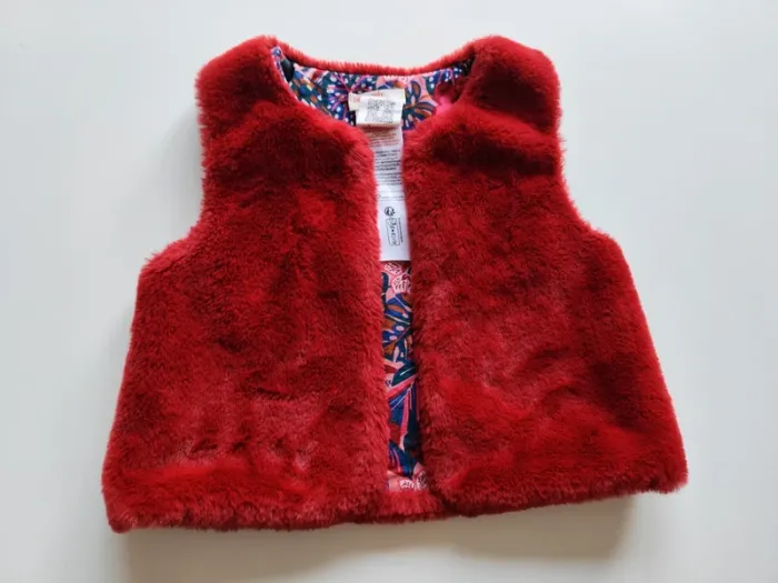 Gilet sans manches réversible 24 mois