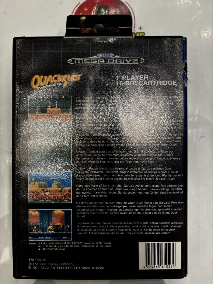 Quackshot starring Donald duck pour Sega Mega Drive - photo numéro 3
