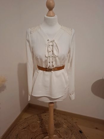 Blouse blanche fluide Morgan taille S 36