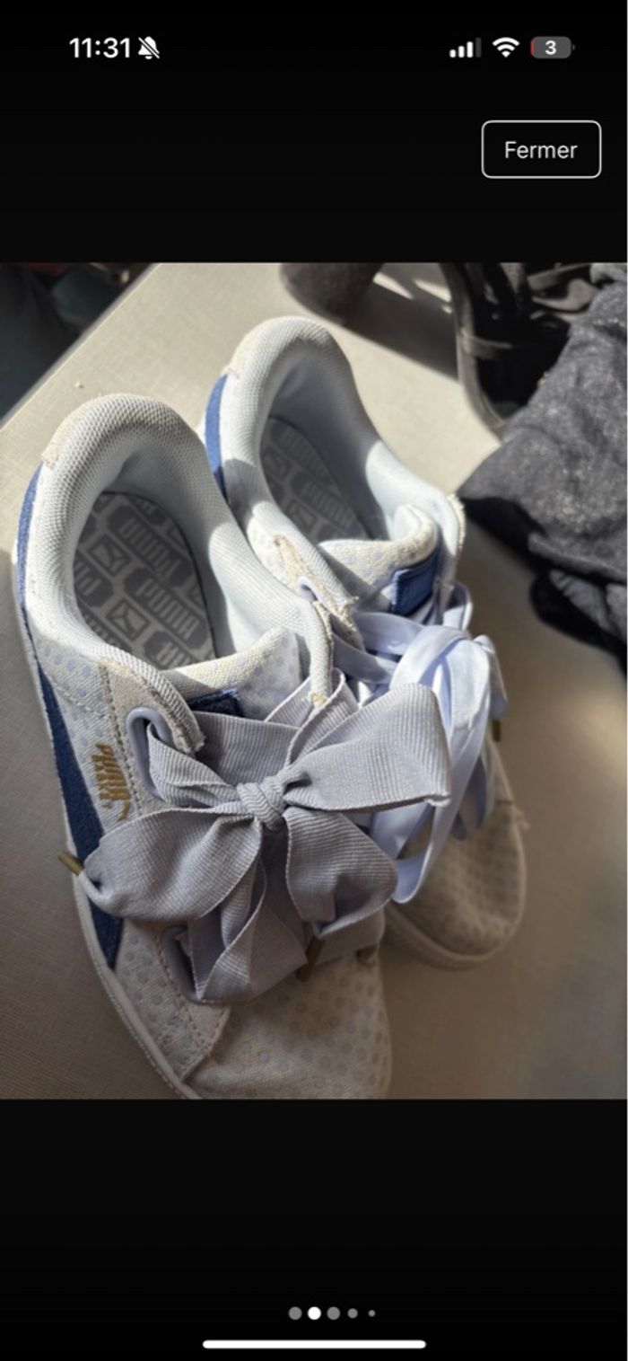 Basket puma bleu - photo numéro 3