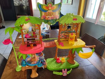 Enchantimals maison de poupée jungle café