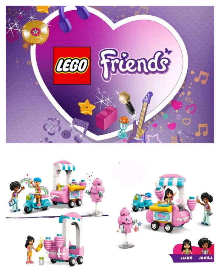 Lego Friends le stand barbe à papa - photo numéro 2