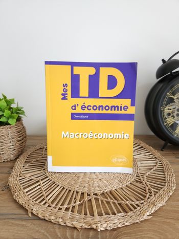 Livre Manuel Mes TD d'économie "Macroéconomie" Ellipses