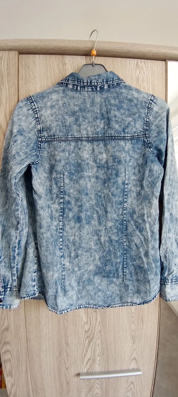 Chemise jean fille 12 ans bilook - photo numéro 4