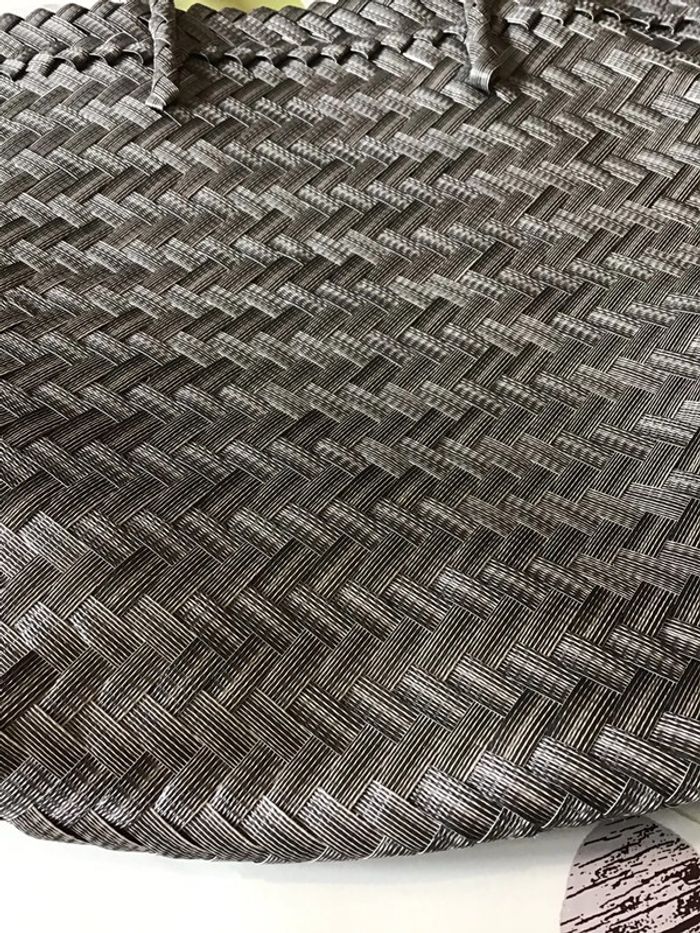 Grand sac fourre tout gris métallisé 57X39 cm Palapas - photo numéro 2