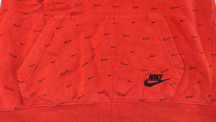 Vêtement Homme Sweats pull sweat à capuche rouge Nike taille L #Retrostreet - photo numéro 4