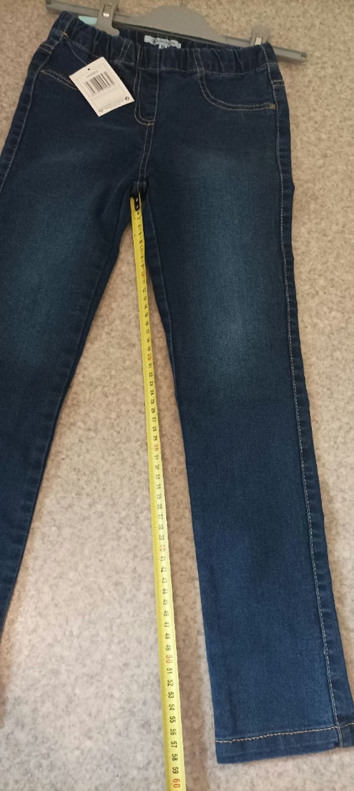 Jegging bleu - fille 10 ans - NEUF - photo numéro 4