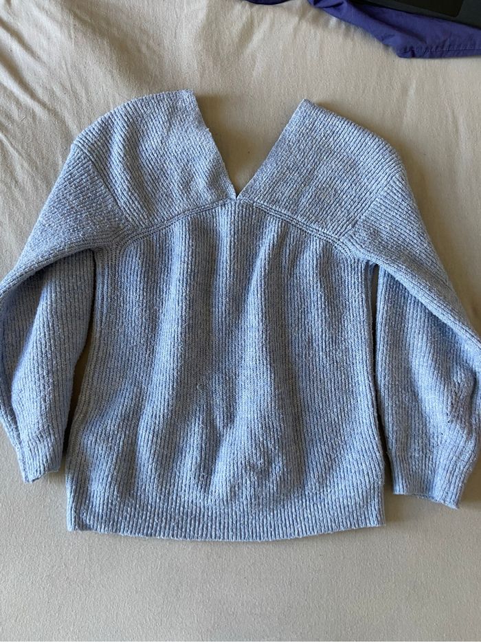 Pull bleu - photo numéro 3