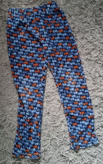 Pantalon de pyjama bleu à motifs 6ans