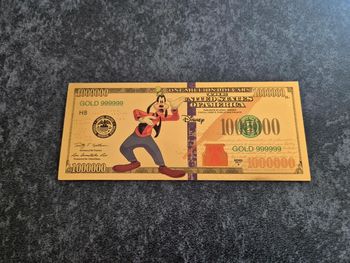 Billet OR à collectionner Mickey Disney