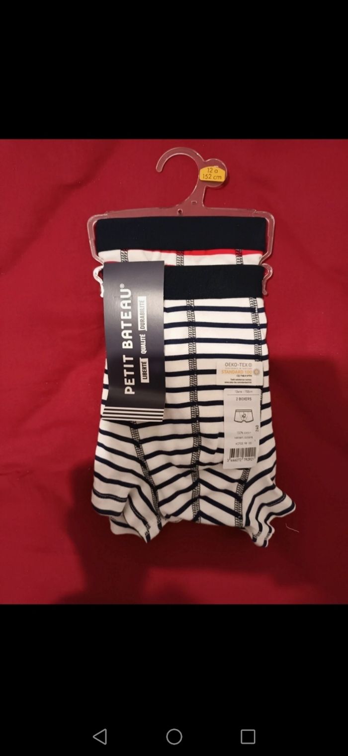 Lot 2 boxers petit bateau