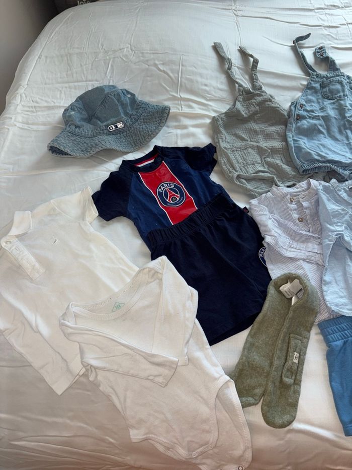 Lot vêtements été garçon 9 mois - photo numéro 2