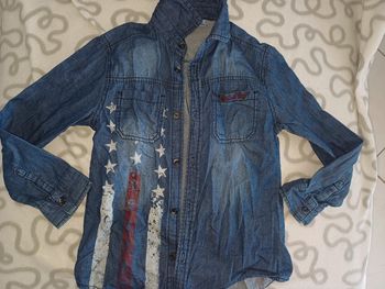 Jolie chemise en jean 8 ans garçon