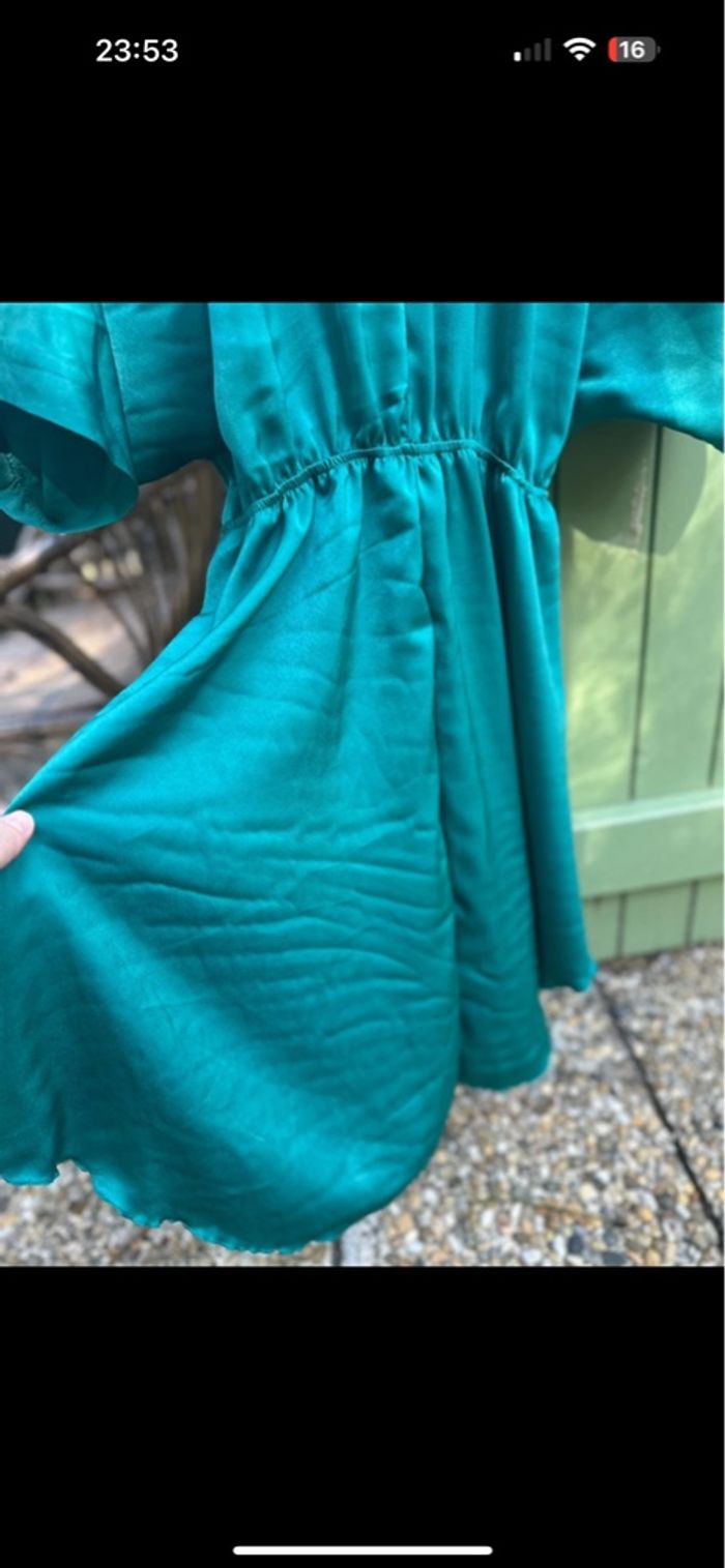 Robe de cérémonie verte XL - photo numéro 2