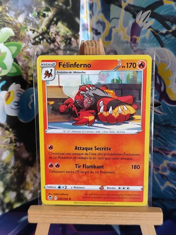 Félinferno rare 32/195 tempête argentée