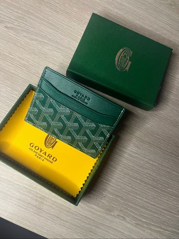 Porte carte goyard vert neuf