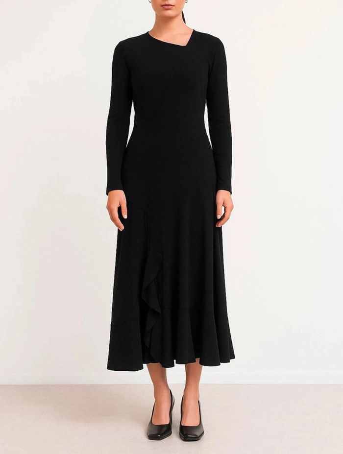 Robe noire asymétrique Indies Taille S/M