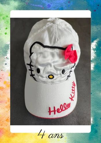 casquette hello kitty -taille 52- 4 ans