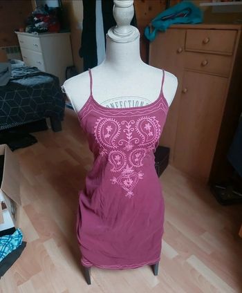 Robe bretelles fushia