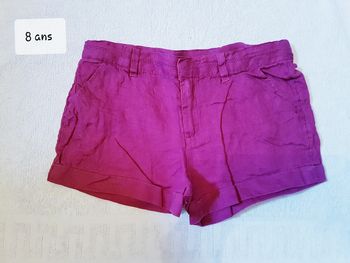 Short monoprix 8 ans