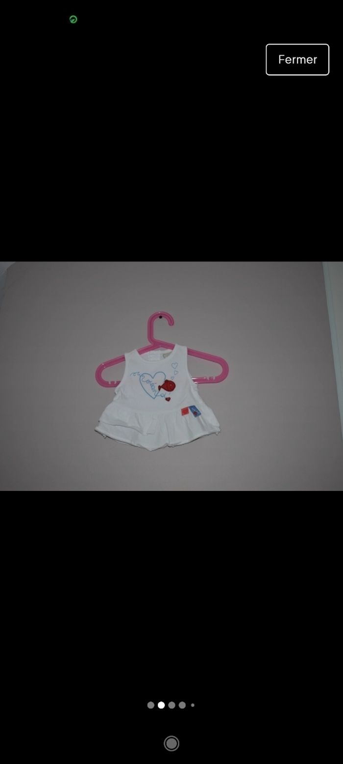 Lot de 3 robes 3 mois filles - photo numéro 2