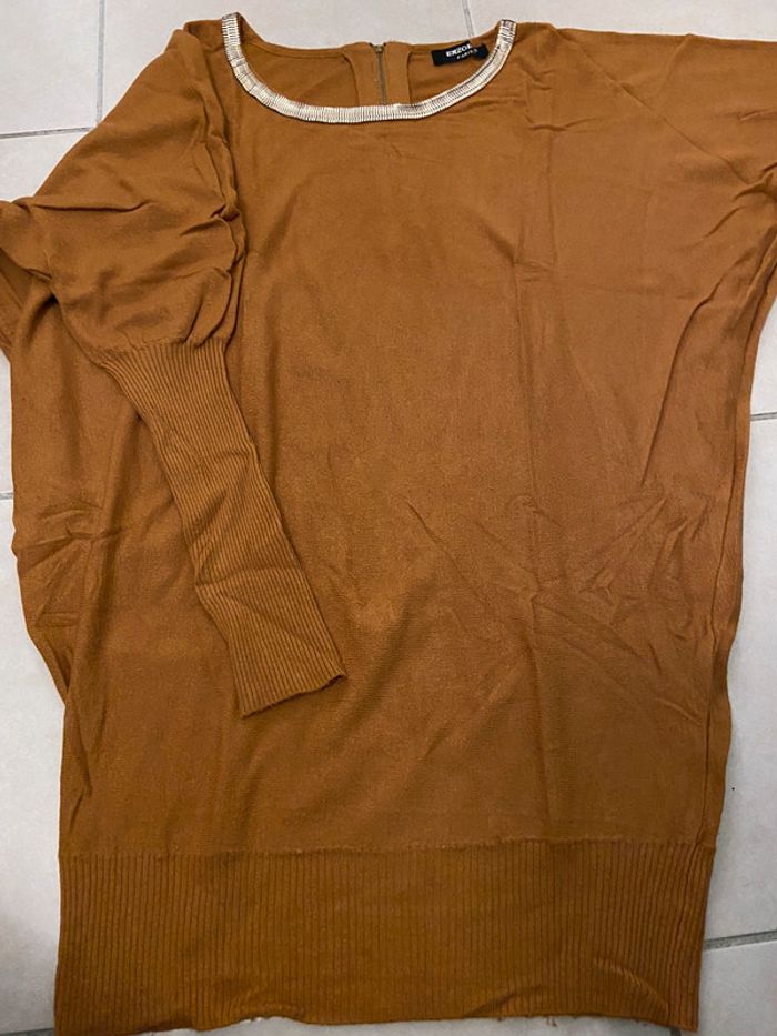 Robe pull moutarde - photo numéro 2