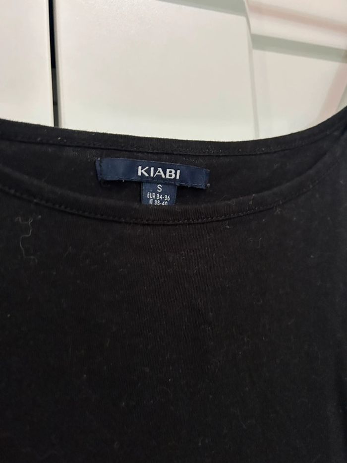 693 – débardeur basic noir à bretelles Kiabi en taille S - photo numéro 2