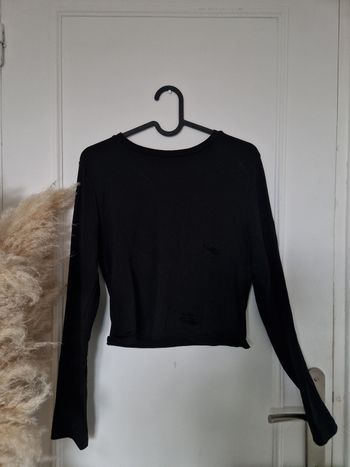 Tee-shirt manches longues noir