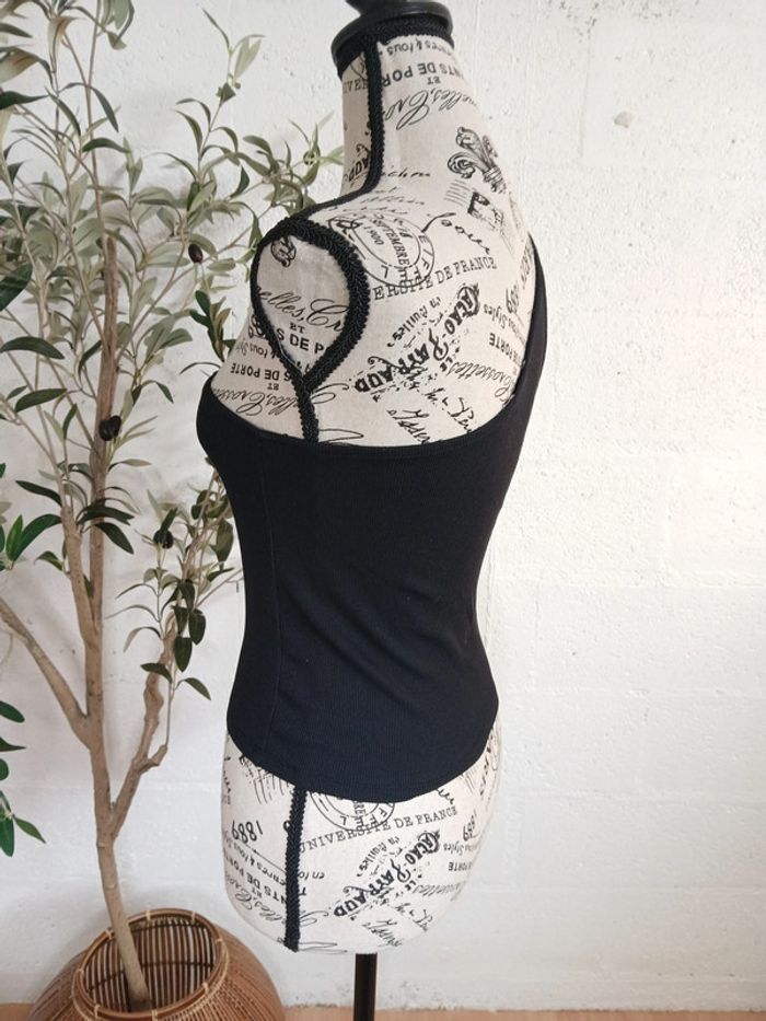 🖤 Débardeur asymétrique Stradivarius – Taille M – Très bon état - photo numéro 5