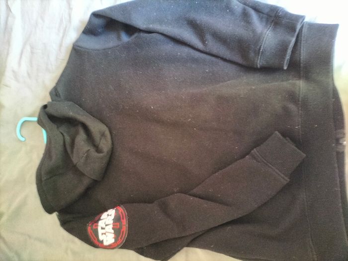 Gilet noir à capuche 12 ans Star Wars - photo numéro 4