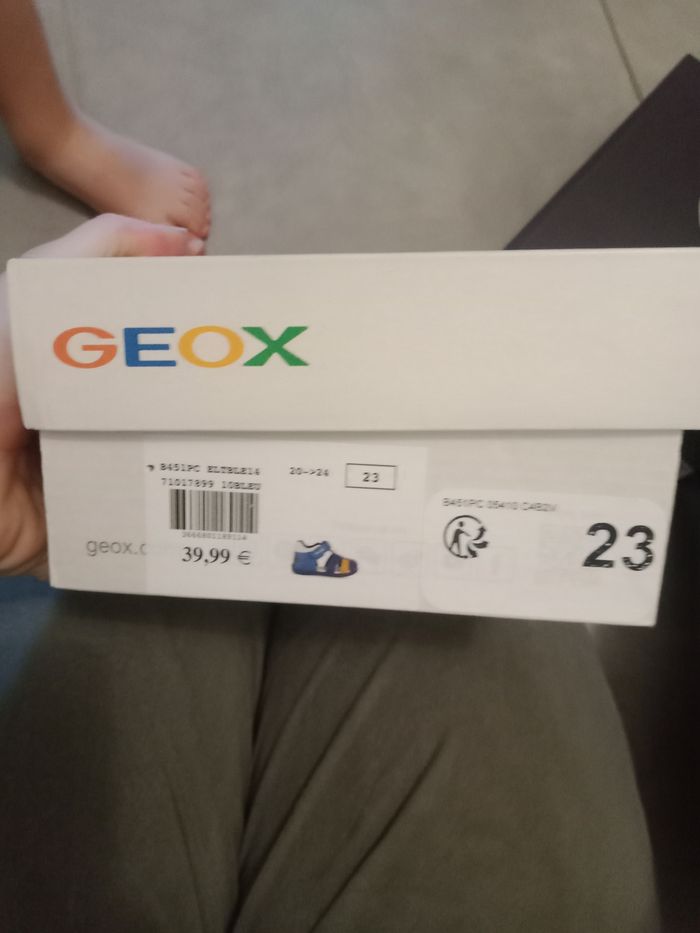 Sandales Geox taille 23 - photo numéro 2
