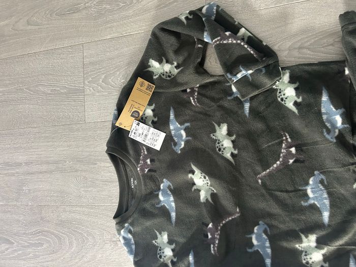 Pyjama polaire kaki 10 ans - photo numéro 5