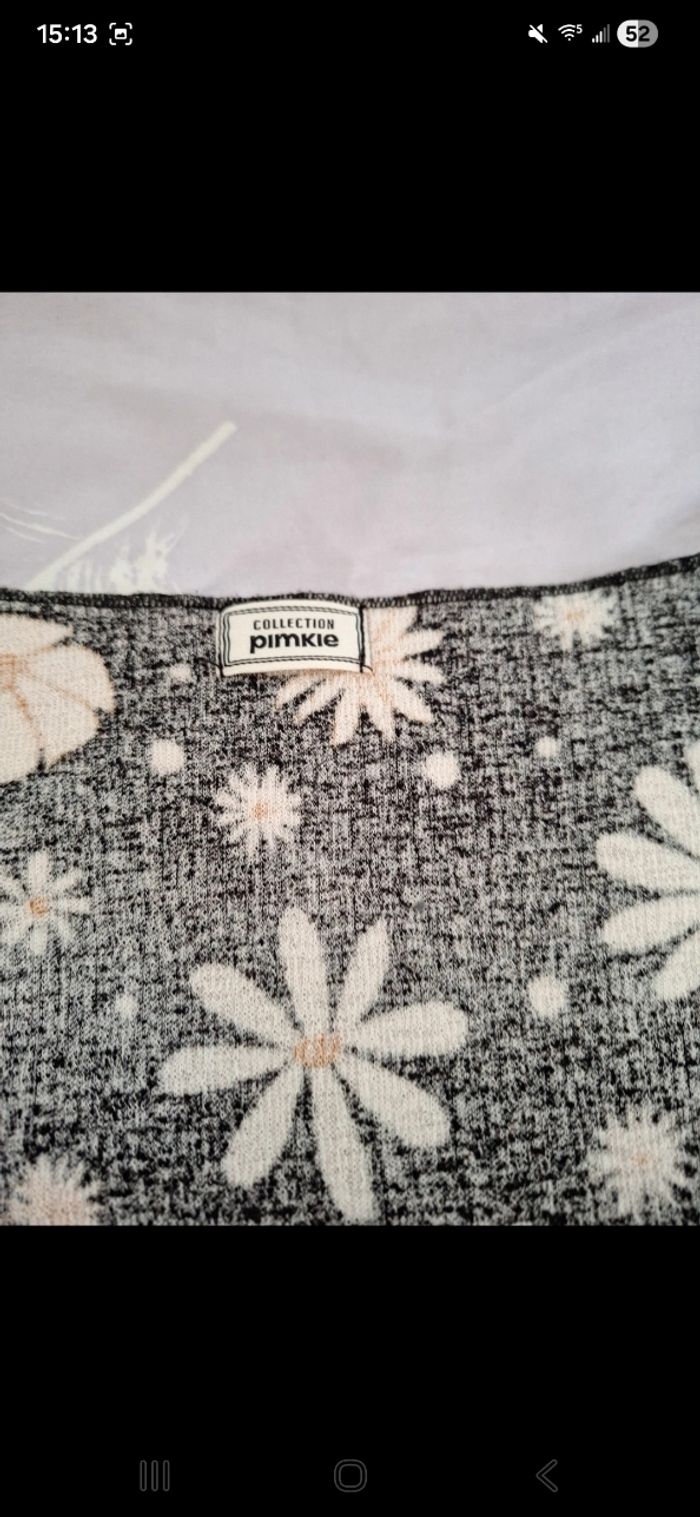 T-shirt à fleur - photo numéro 4