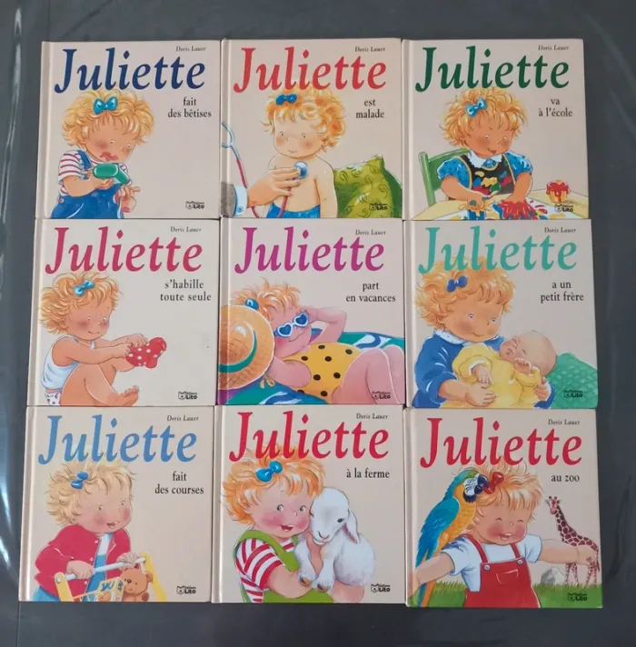 Lot de 9 livres Juliette Doris Lauer éditions Lito