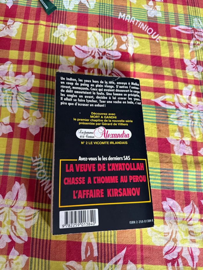Livre Mort à Gandhi - Gérard de Villiers Plon - 81 - photo numéro 3
