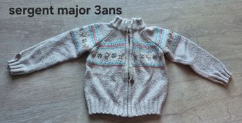 Gilet zippé sergent major