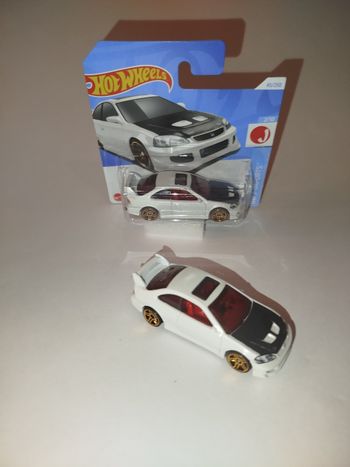 Hot Wheels Honda Civic Si Blanche 2024