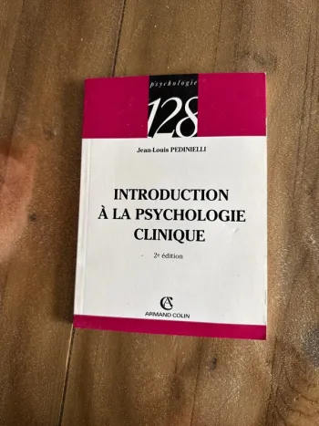 Livre introduction à la psychologie clinique