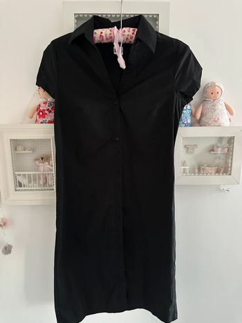 Robe chemise noire